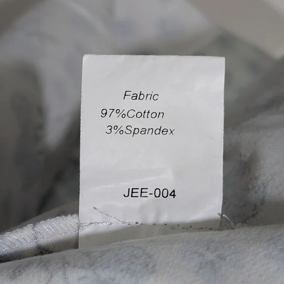 JessaKae Woodhouse Wildflower Cotton Midi Dress Women's Size S -Blue & White - Picture 7 of 8